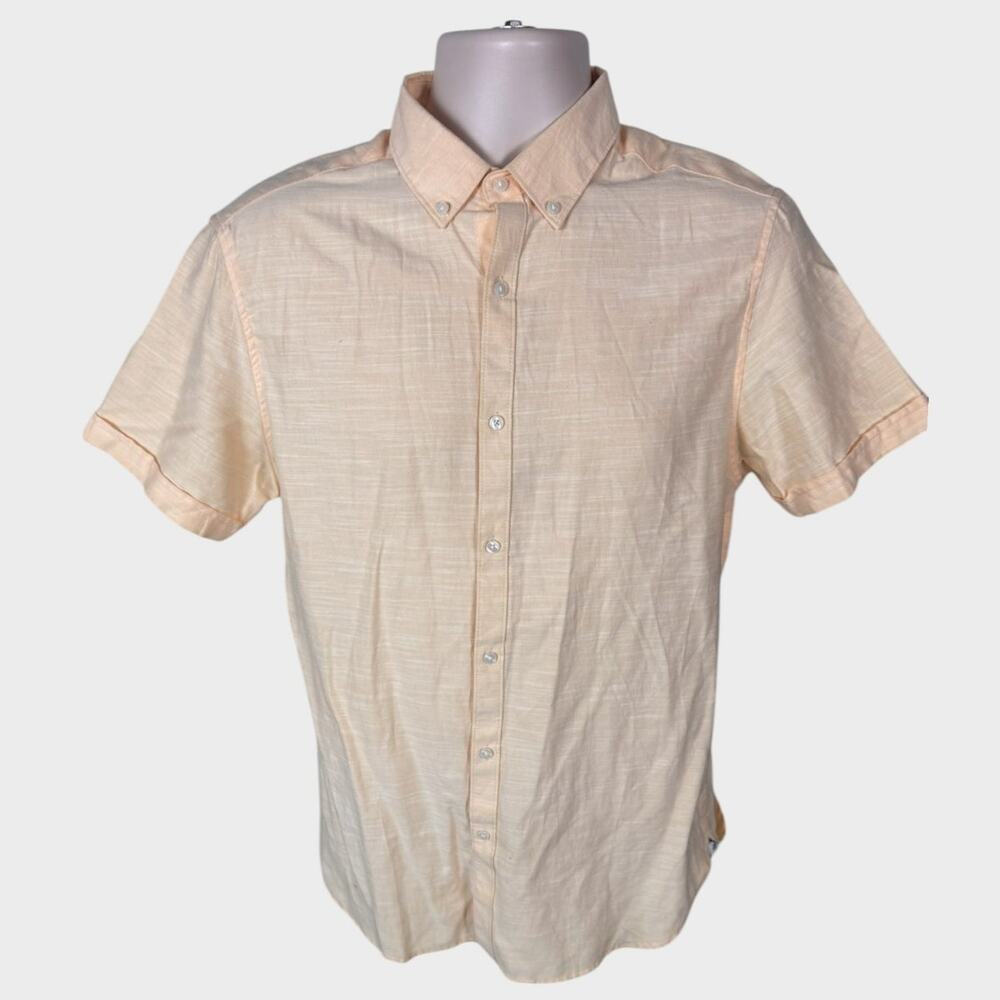 Cactus Man Ricky Singh Medium Cotton Polyester Short Sleeve Button Front Shirt